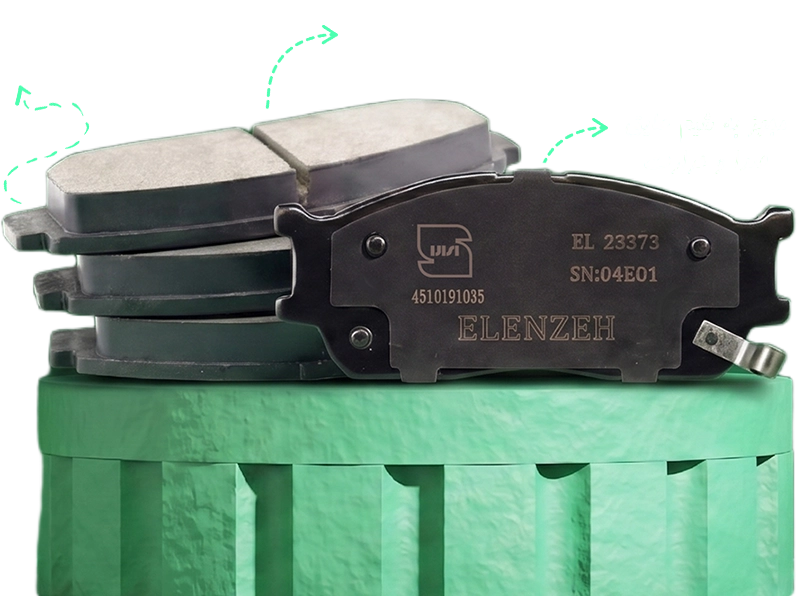 تصویر نمایشی لنت ترمز النزه